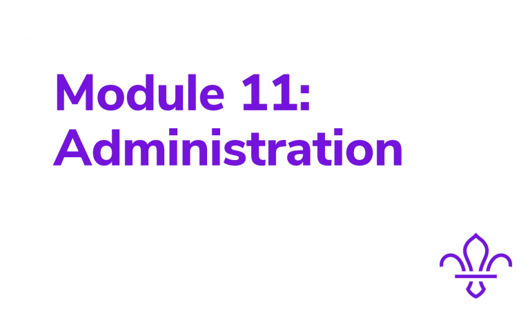 Module 11: Administration